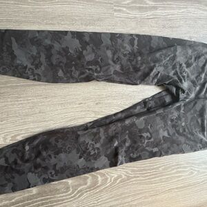 lululemon athletica Black Camouflage Leggings